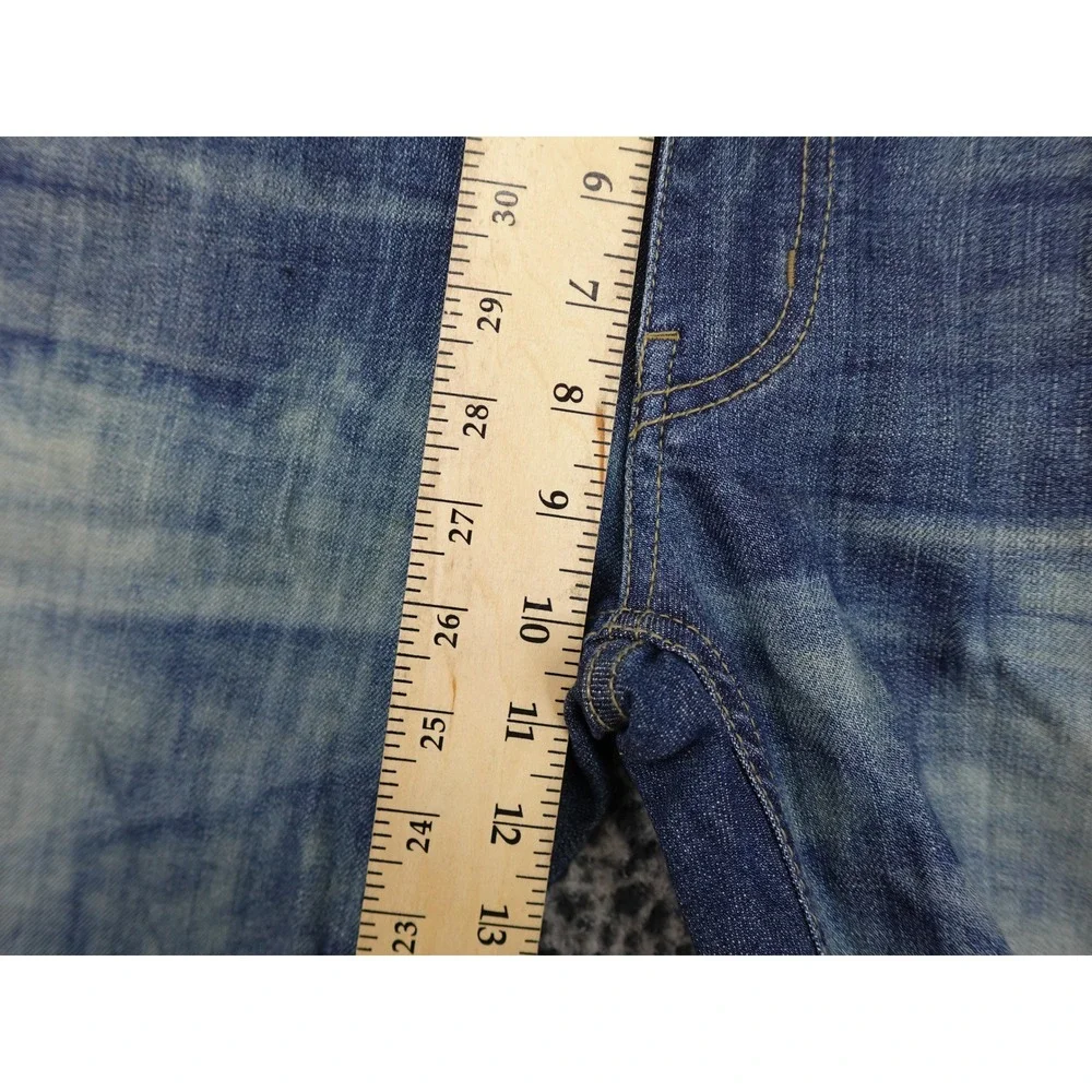 DPSR Denim Peoples Republic Jeans Mens XL Blue Acid Wash Straight Aspire 1117